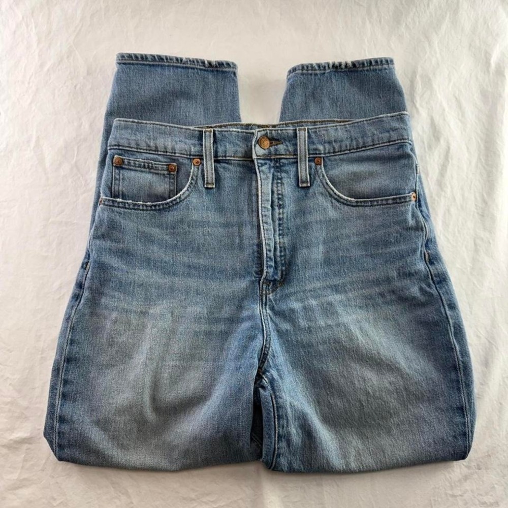 Madewell Classic Straight Jean Light Wash Women's Sz 29 Minimalist Clean Girl